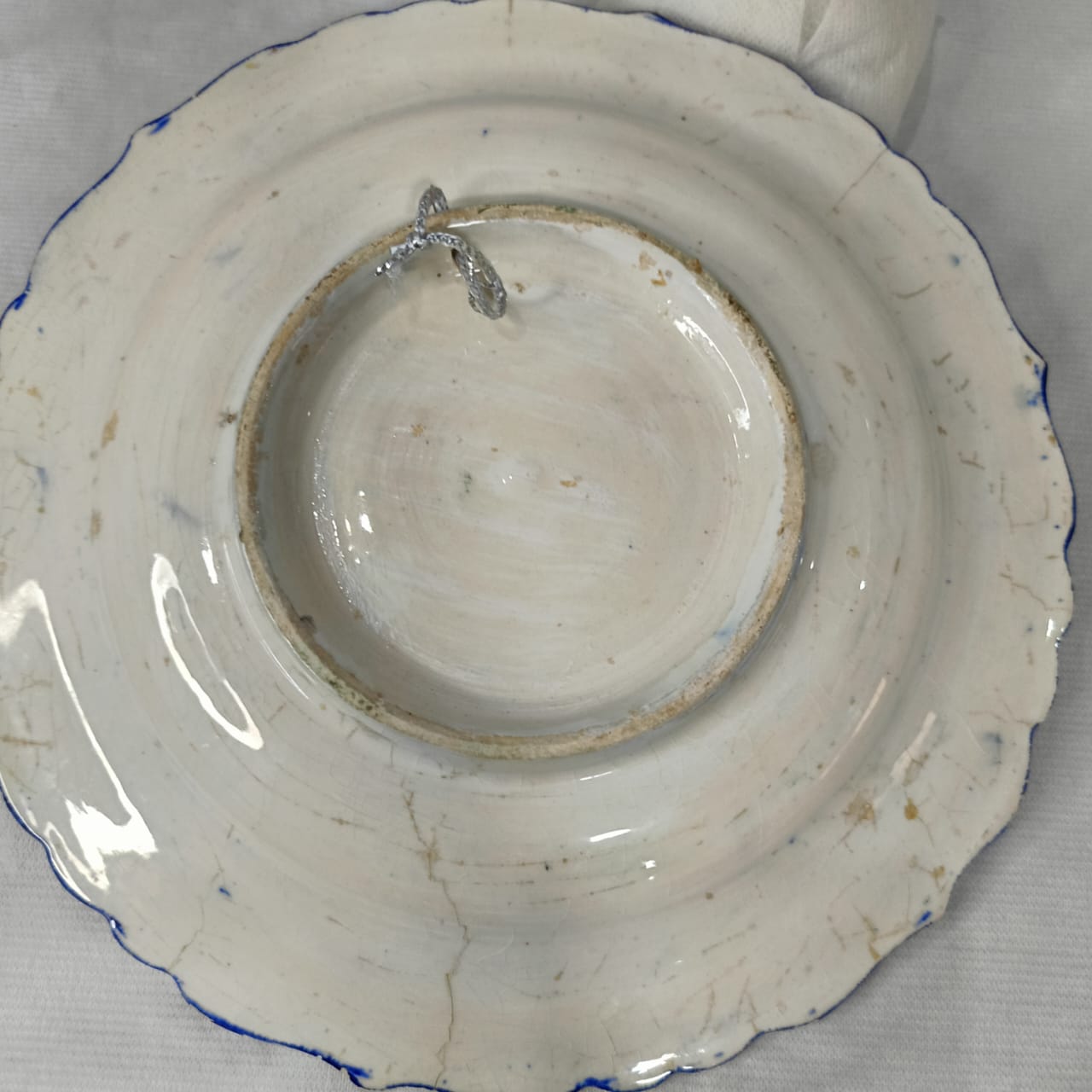 Ancien plat porcelaine art déco original