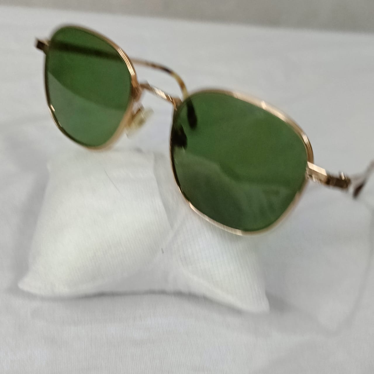 Lunette original en plaqué or vintage