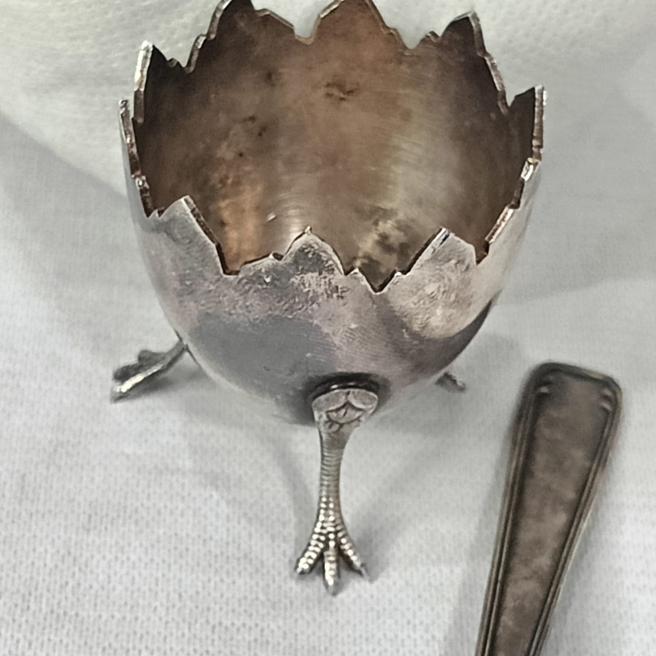 S'écrie argenté antique vintage