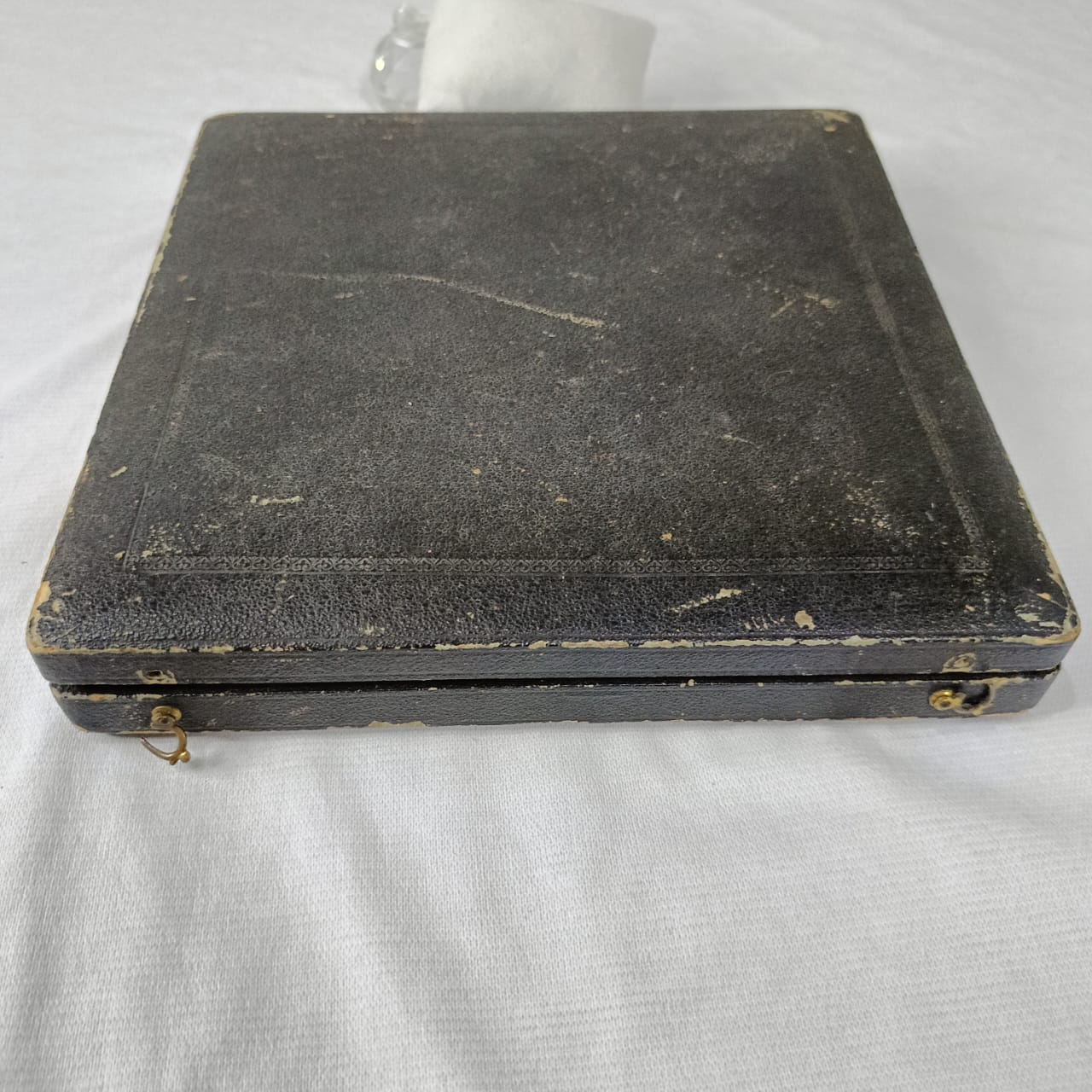 Coffret argenté antique vintage 10 pièce عااج خرتيت