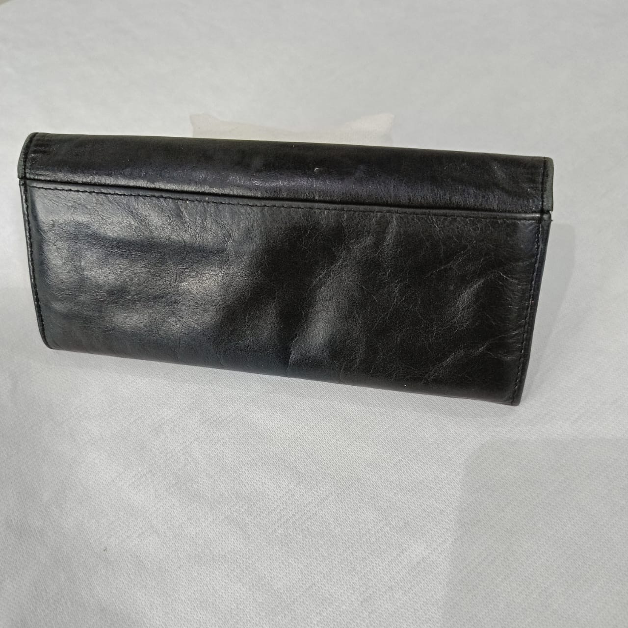 Portefeuille en cuir vintage original