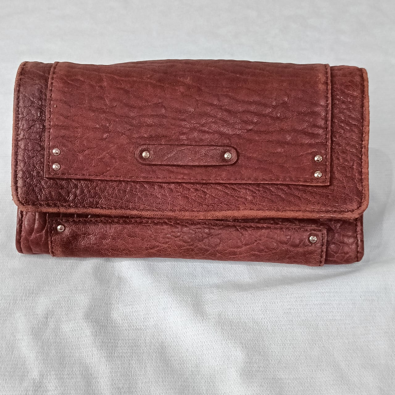 Portefeuille Sabrina en cuir vintage original