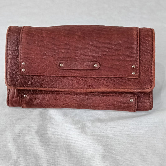 Portefeuille Sabrina en cuir vintage original