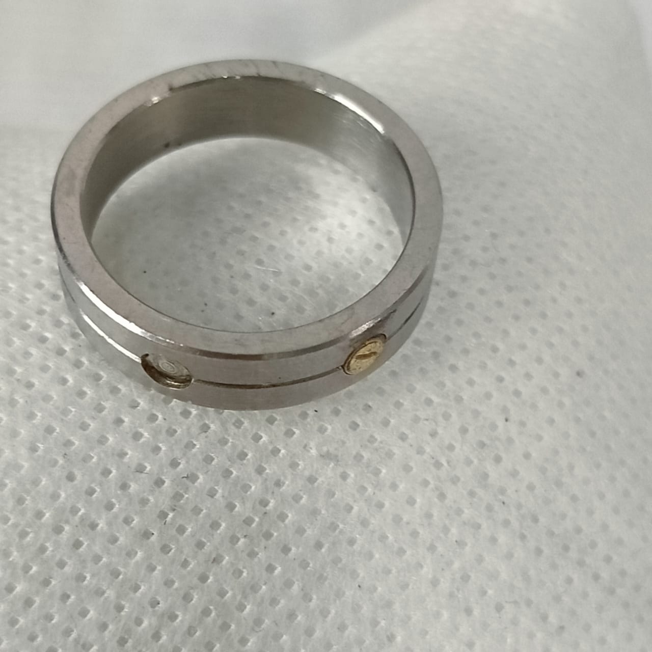 خاتم معدني acier