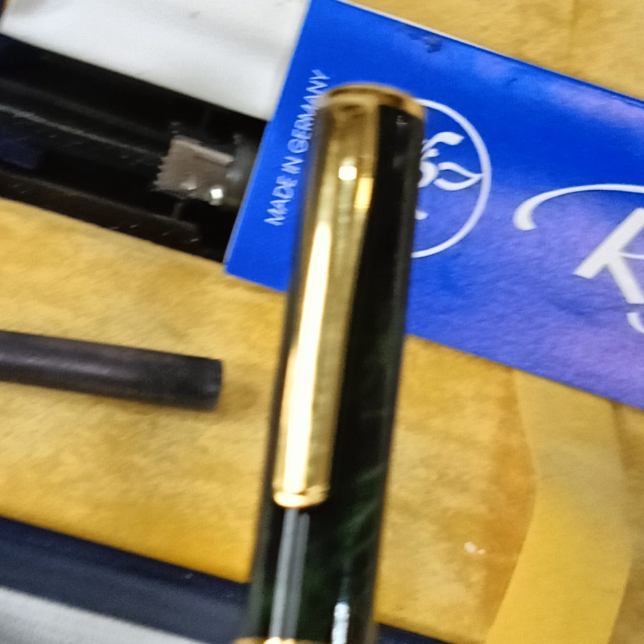 Stylo plume reform en plaqué or vintage original