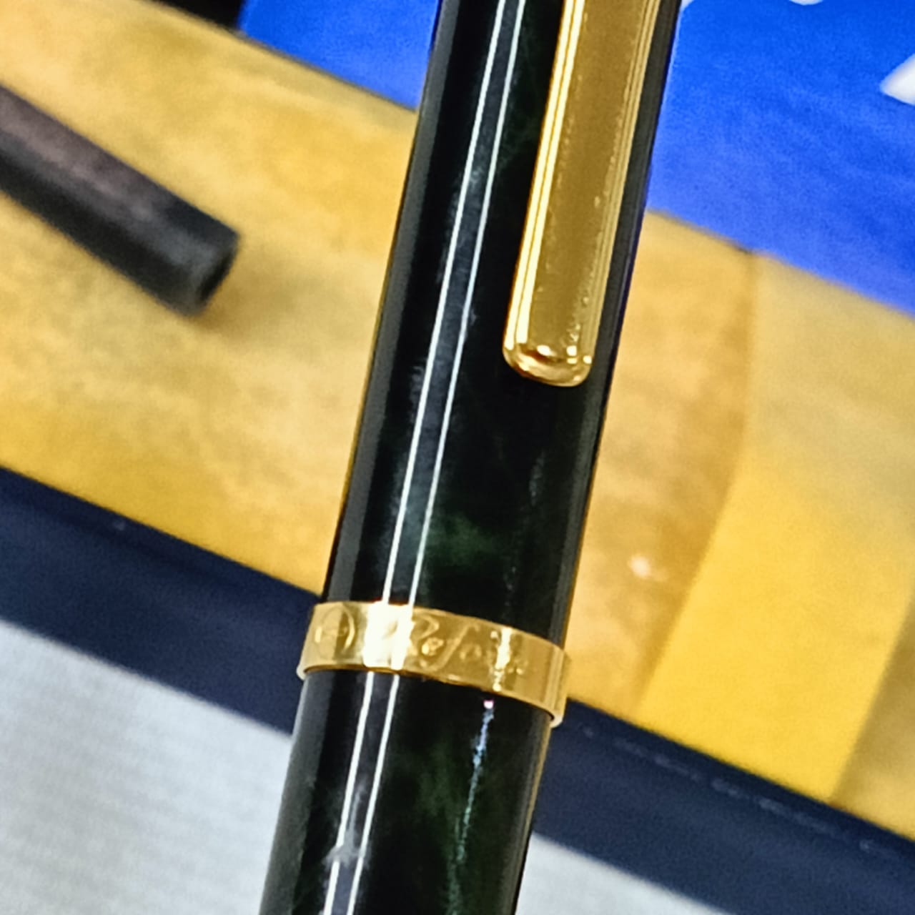 Stylo plume reform en plaqué or vintage original