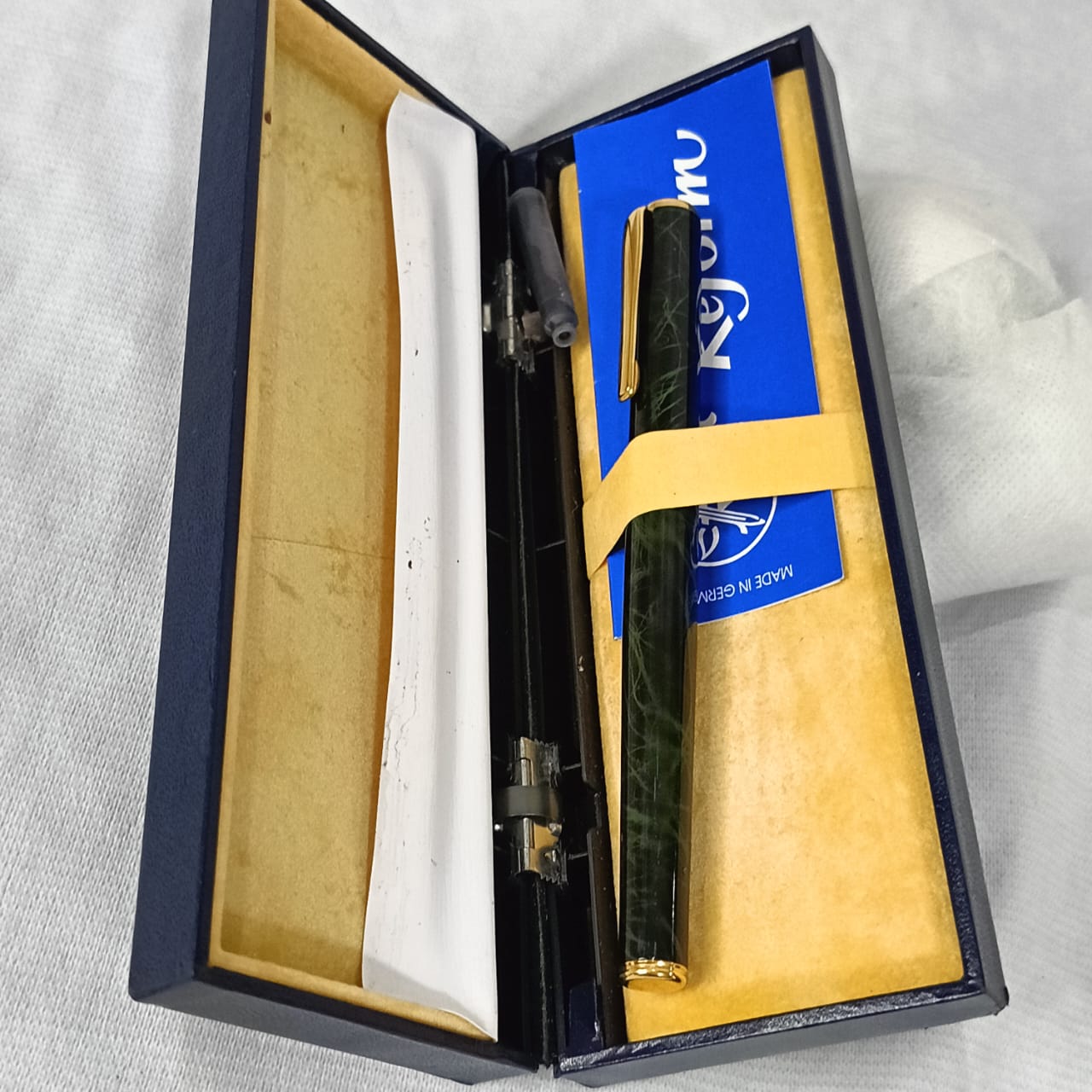 Stylo plume reform en plaqué or vintage original