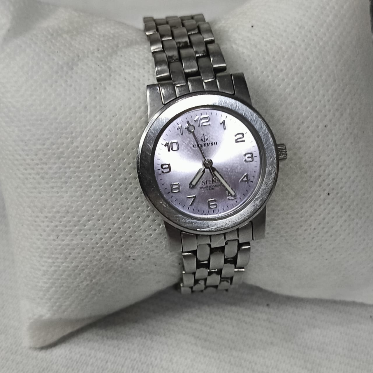 Montre calypso femme Quartz bracelet acier
