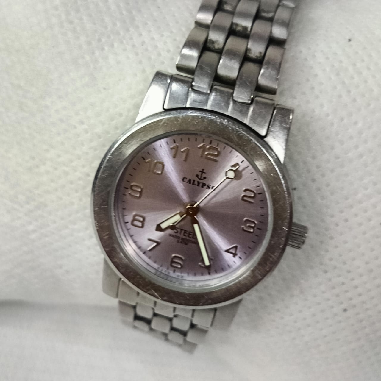 Montre calypso femme Quartz bracelet acier