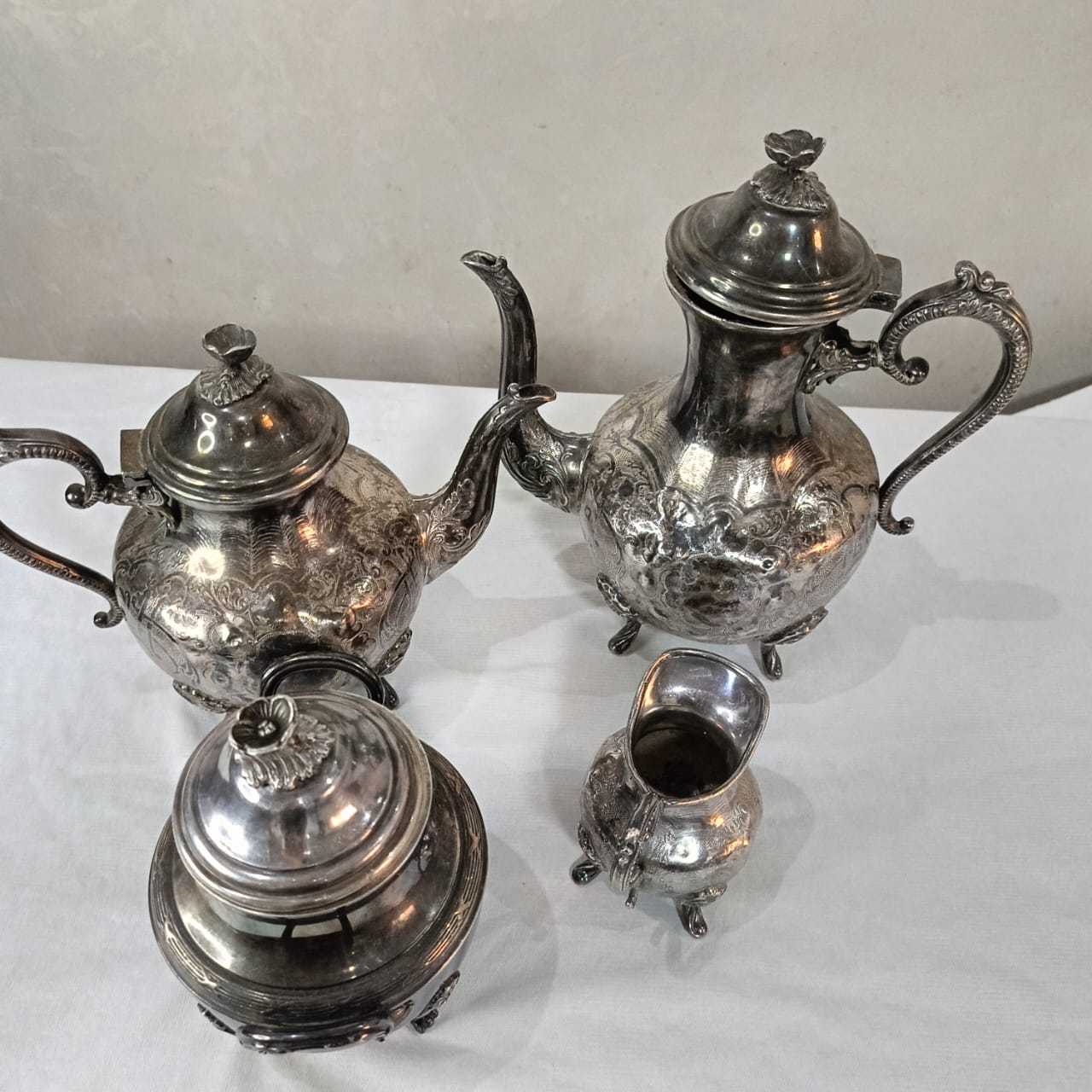 سرفيس عتيق تغليف فضة قوي