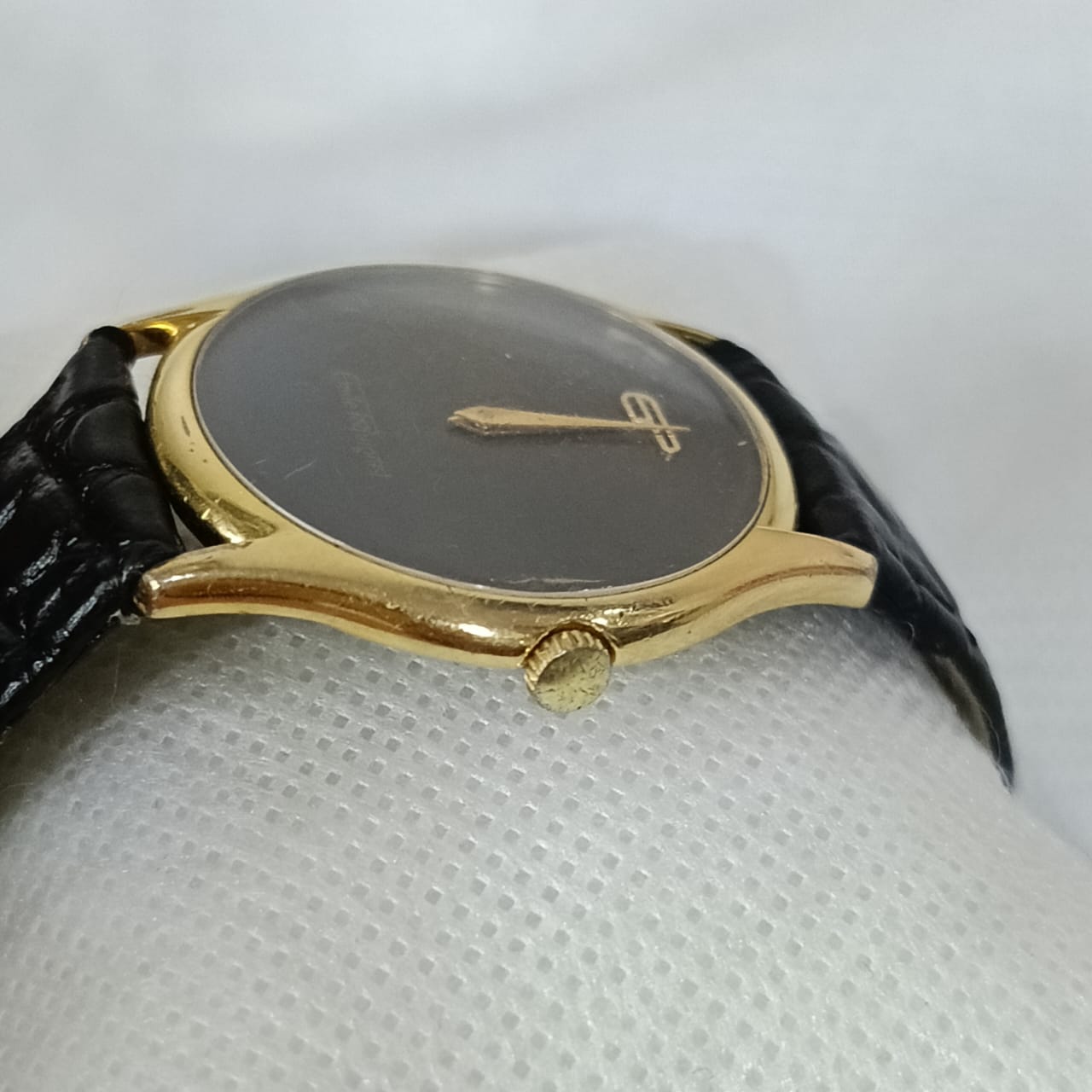 Montre Emile pequignet mécanique original en plaqué or vintage