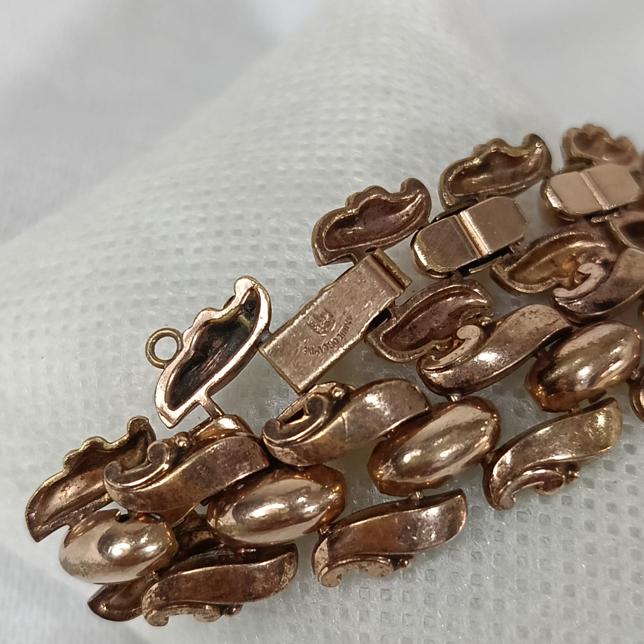 Bracelet en plaqué or rose France original