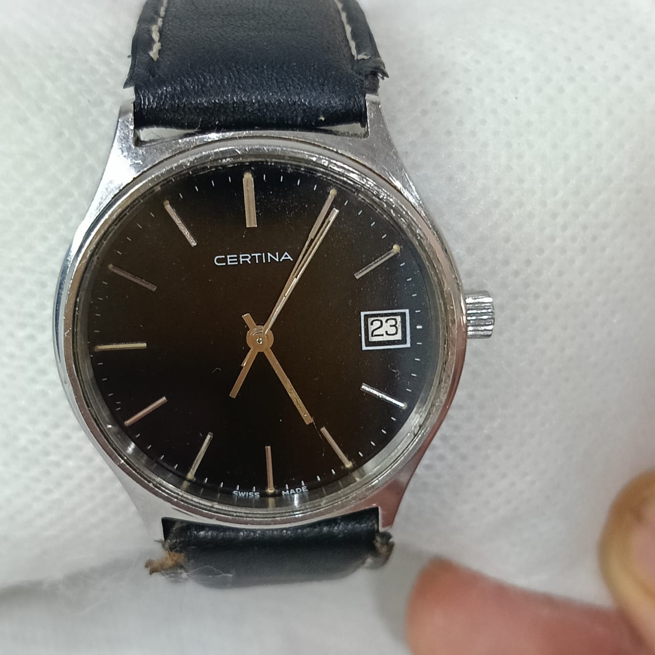 Montre certina mécanique vintage original