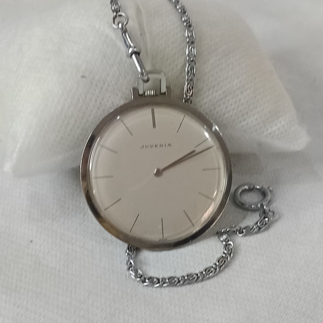 Montre gousset jvenia extra plat mécanique