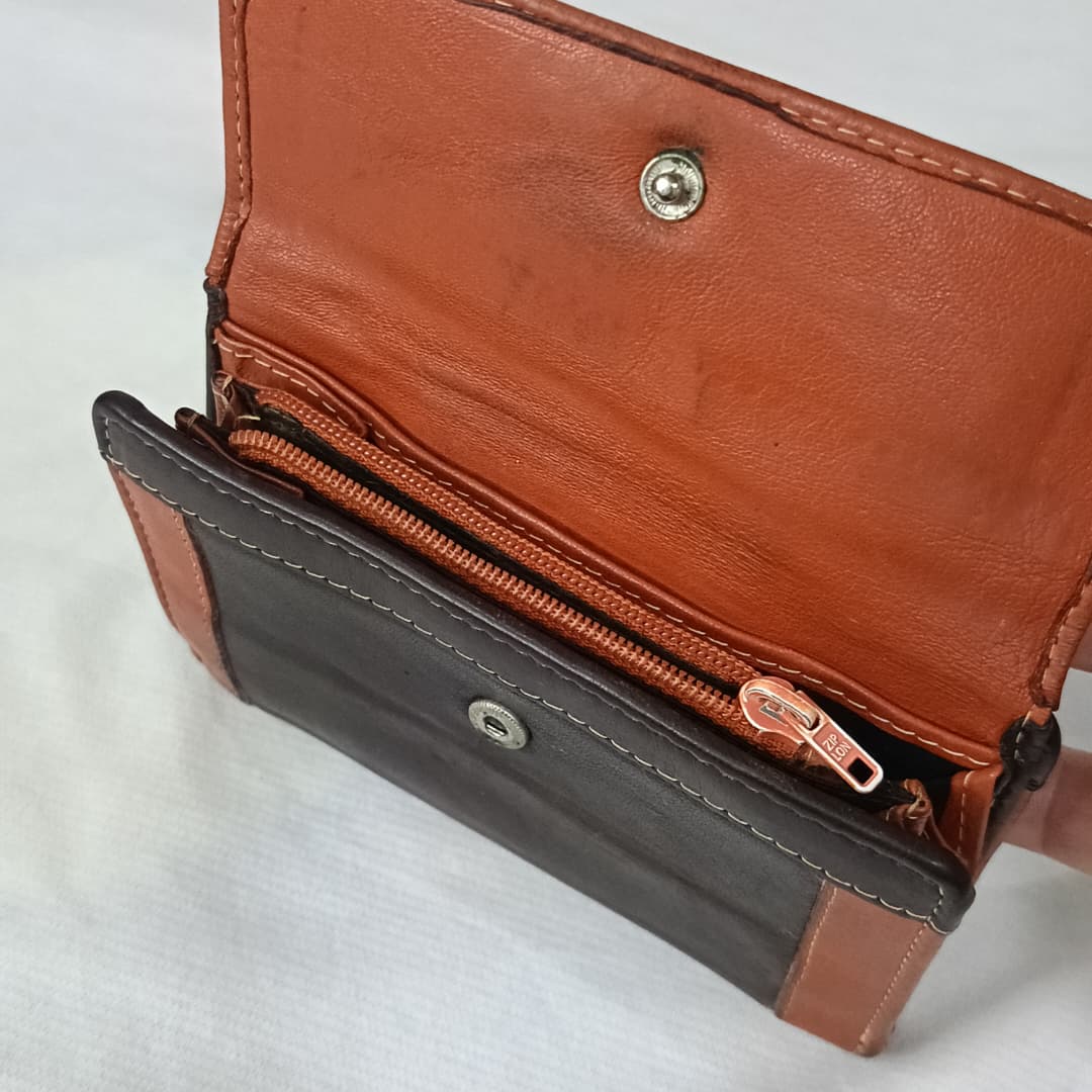 Portefeuille TG femme En cuir vintage original