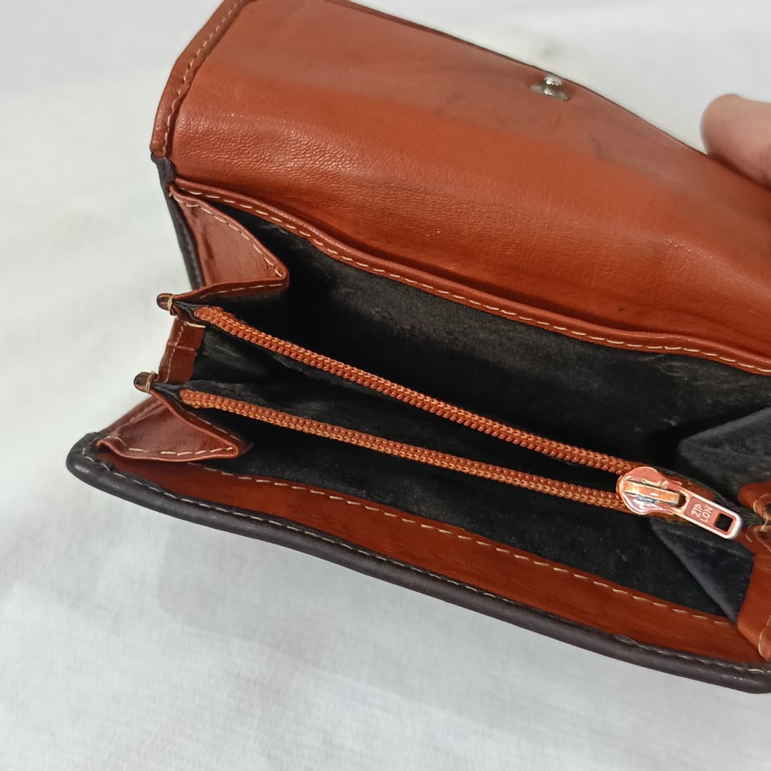 Portefeuille TG femme En cuir vintage original