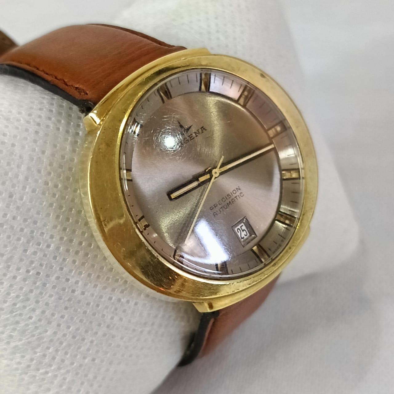 Montre dugena automatique original en plaqué or 20m