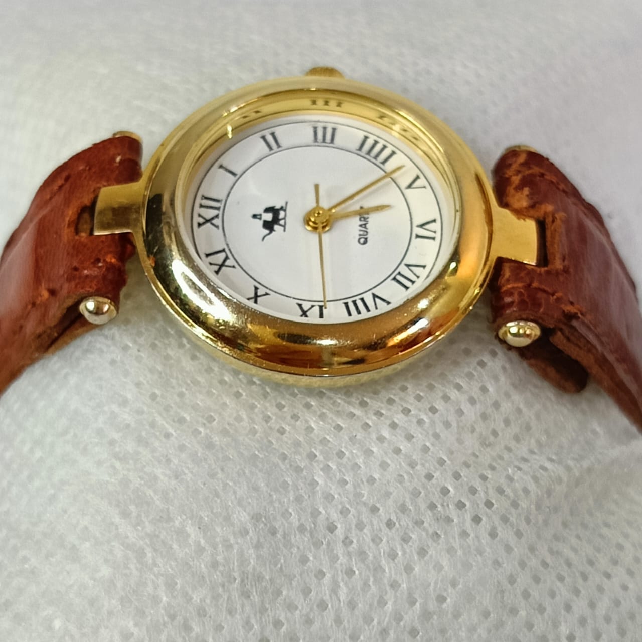 Montre femme quartz original en plaqué or