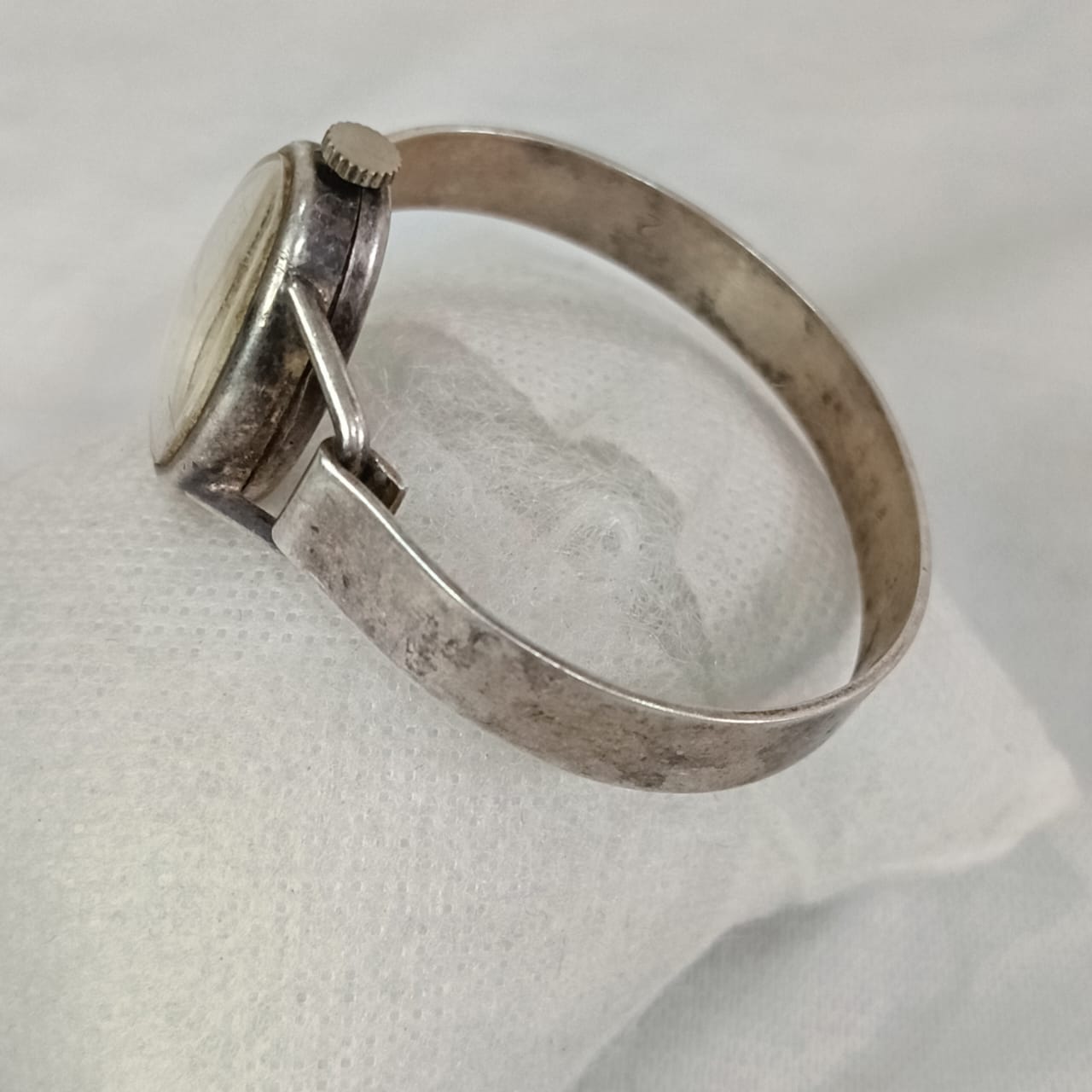 Montre michelon argent massif عاطلة