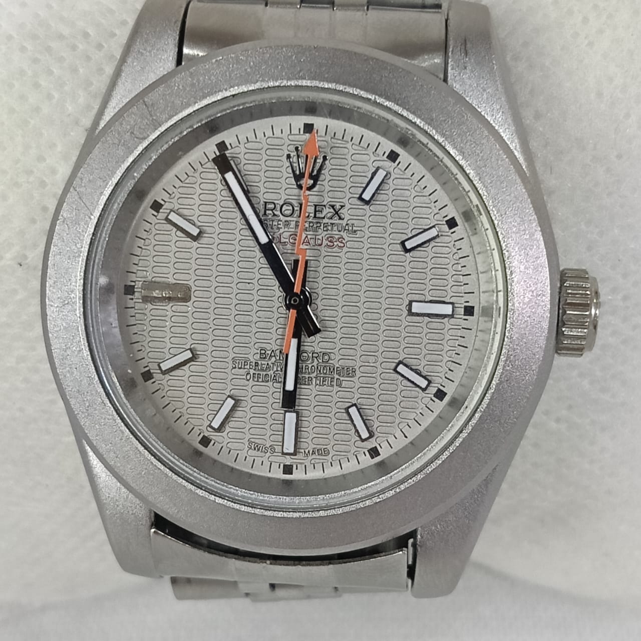 Montre Rolex automatique acier inoxydable