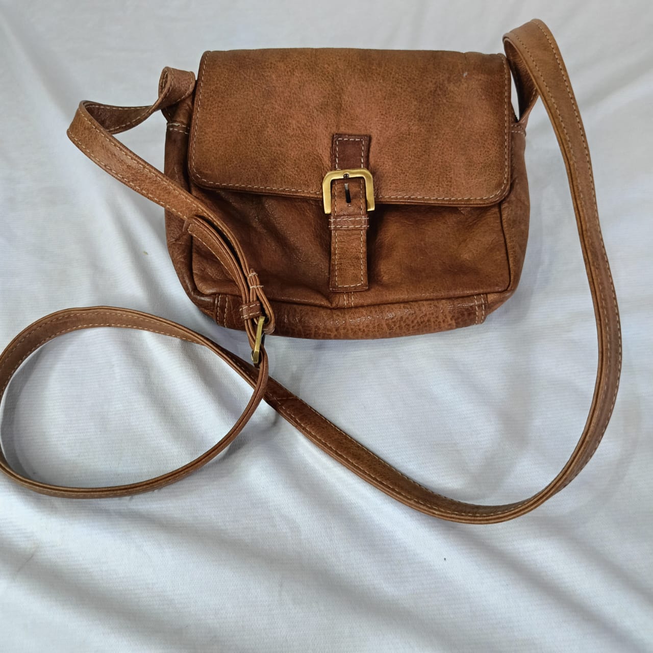 Sac en cuir vintage femme original
