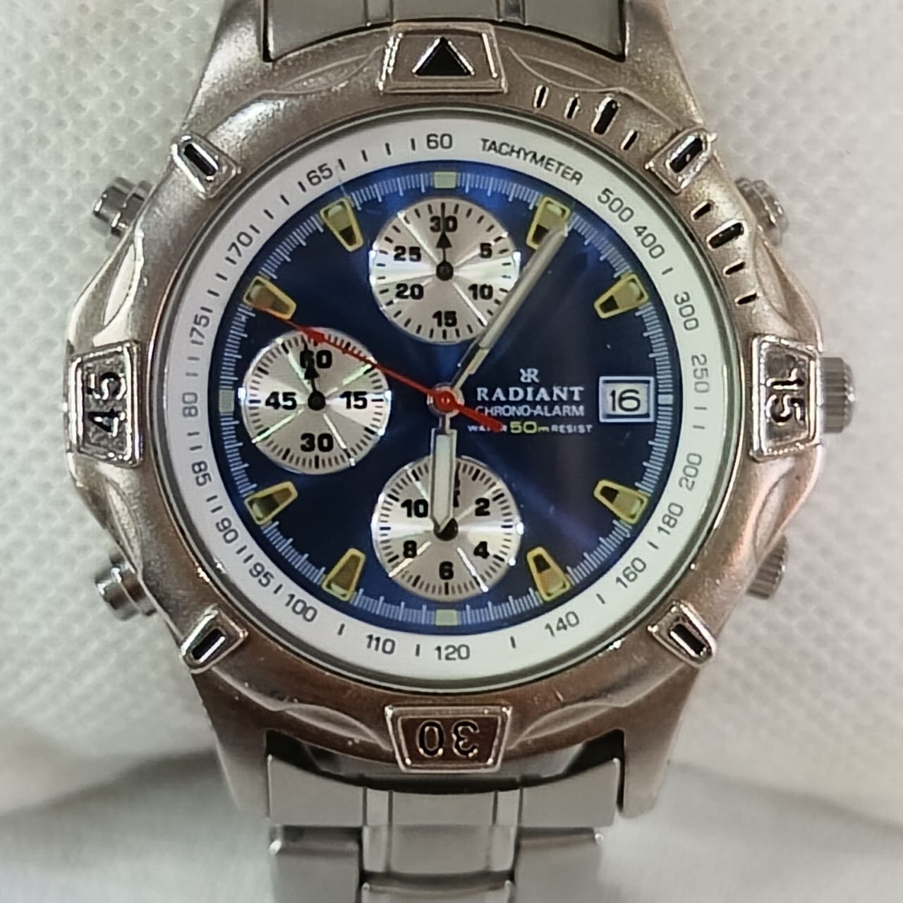 Montre Radiant chronographe Quartz original acier inoxydable