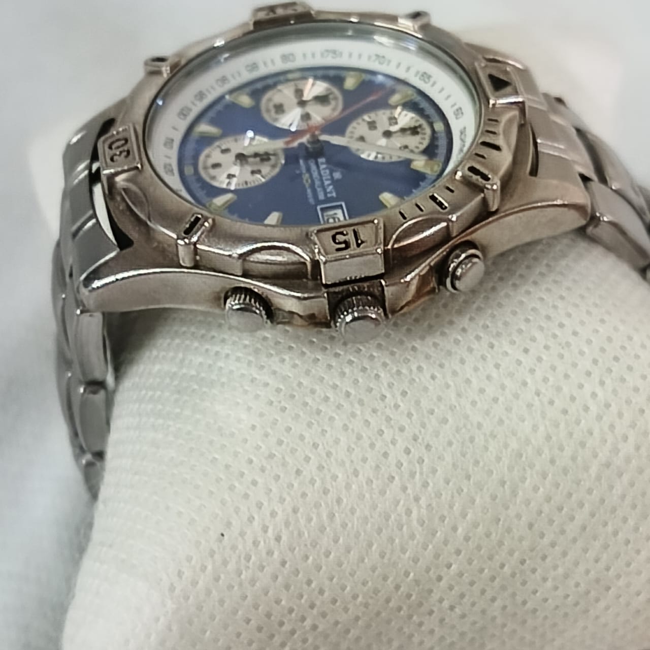 Montre Radiant chronographe Quartz original acier inoxydable