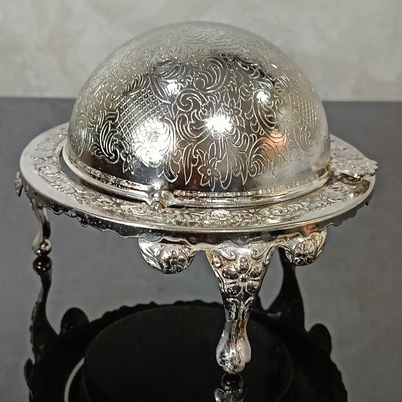 S'écrie argenté antique vintage