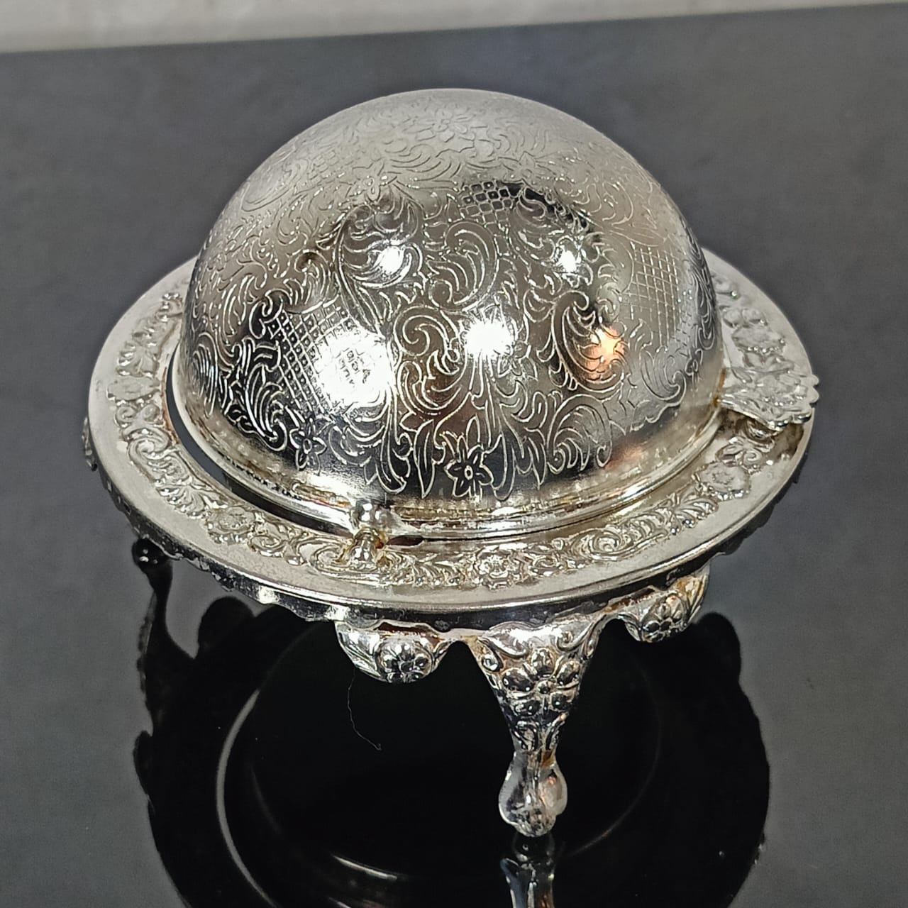 S'écrie argenté antique vintage