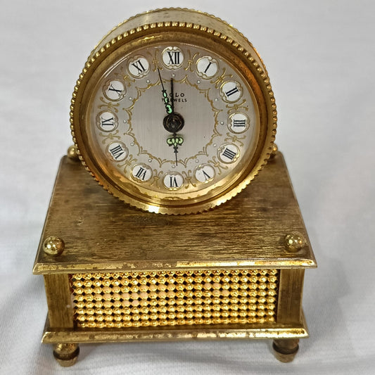 Ancien ravail solo en bronze doré mécanique vintage et musique mécanique