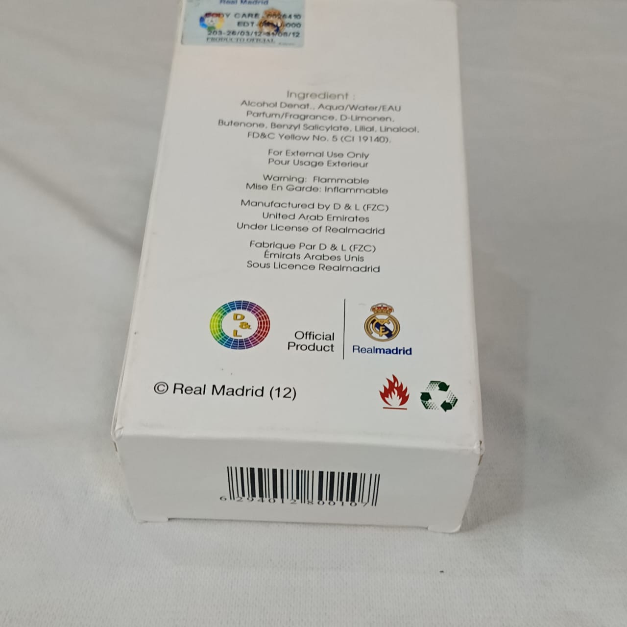 Parfum Real Madrid original 100ml
