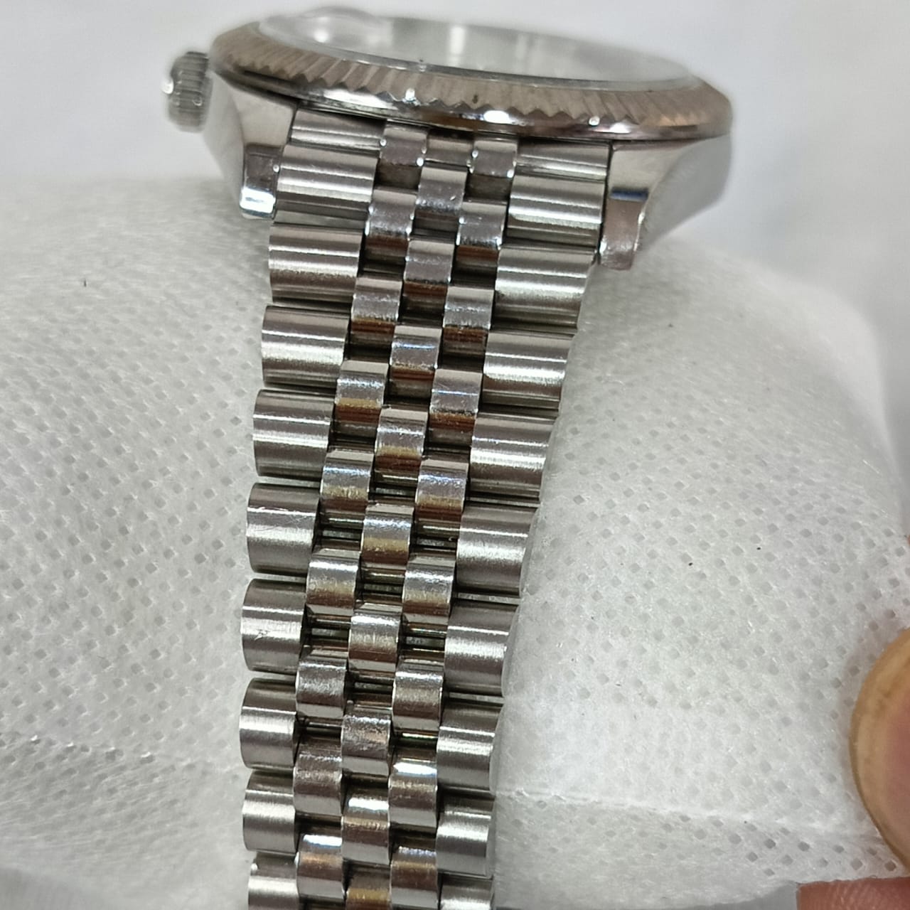 Montre Rolex automatique acier inoxydable saphir