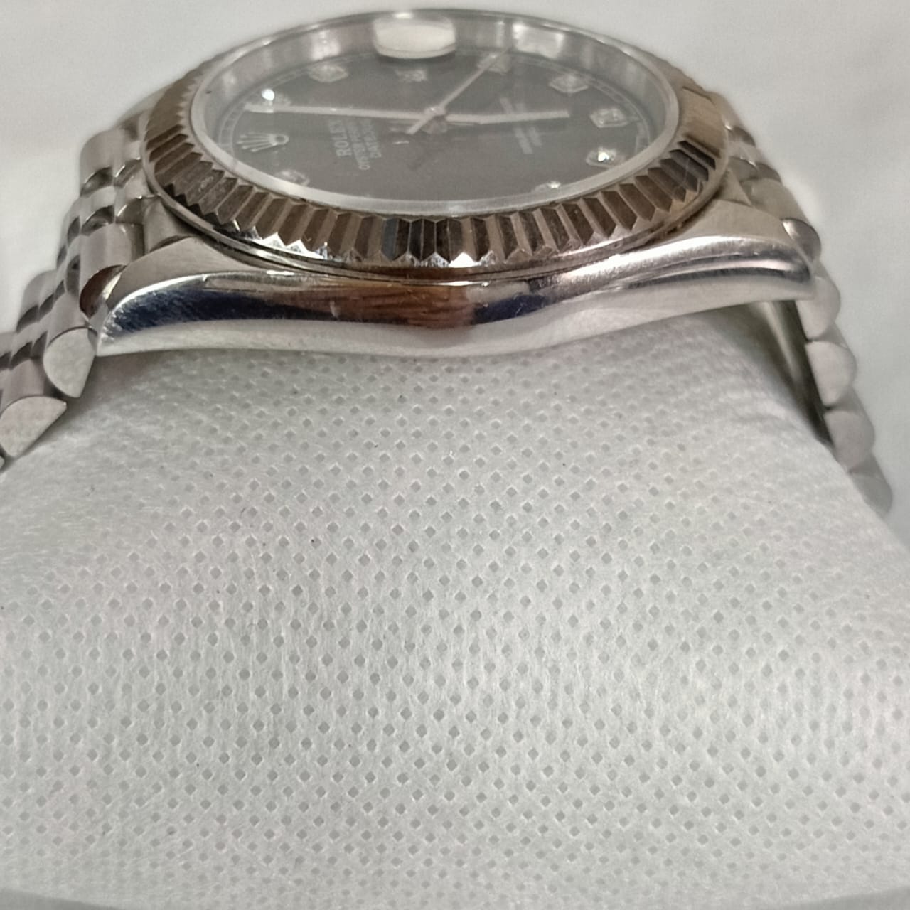 Montre Rolex automatique acier inoxydable saphir