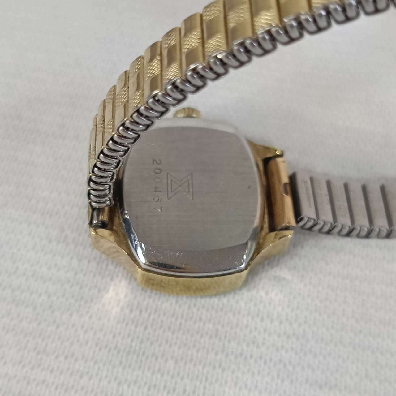 Montre edox mécanique femme vintage en plaqué or