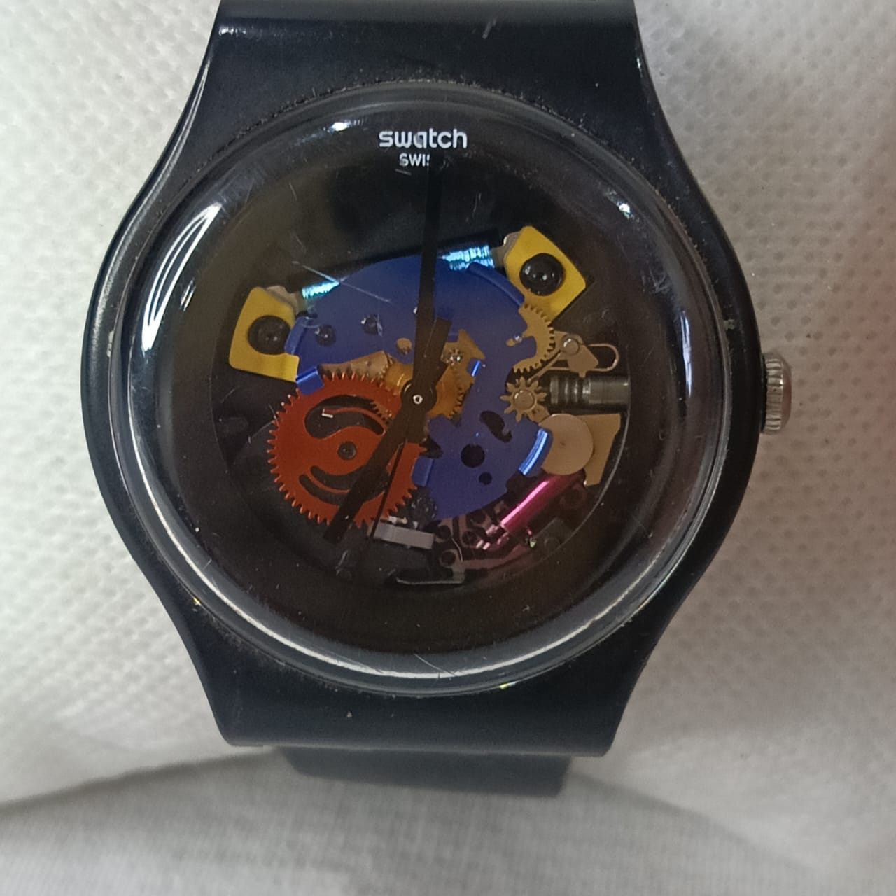 Montre swatch s'écoulait Quartz original