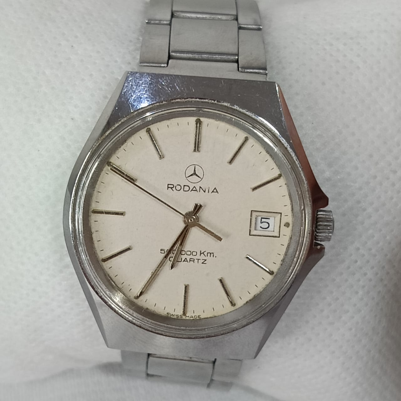 Montre rodania acier inoxydable Quartz original