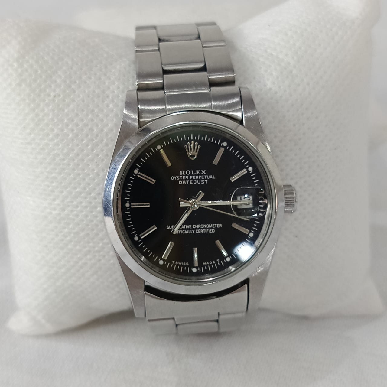 Montre Rolex automatique acier inoxydable vintage