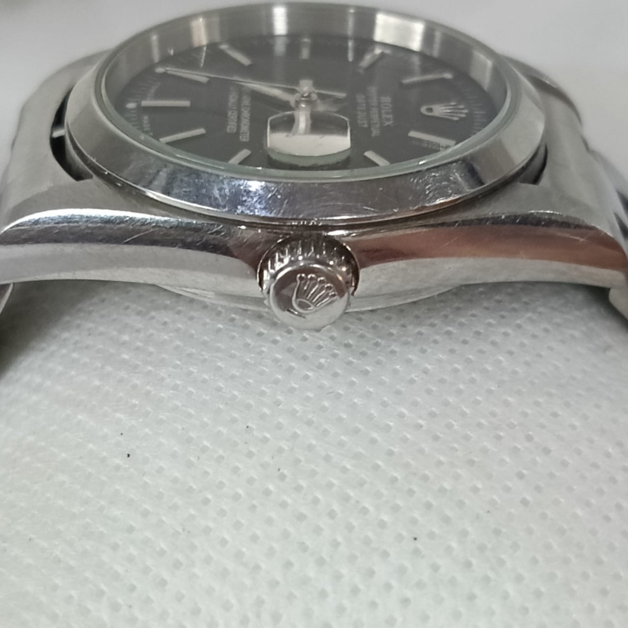 Montre Rolex automatique acier inoxydable vintage
