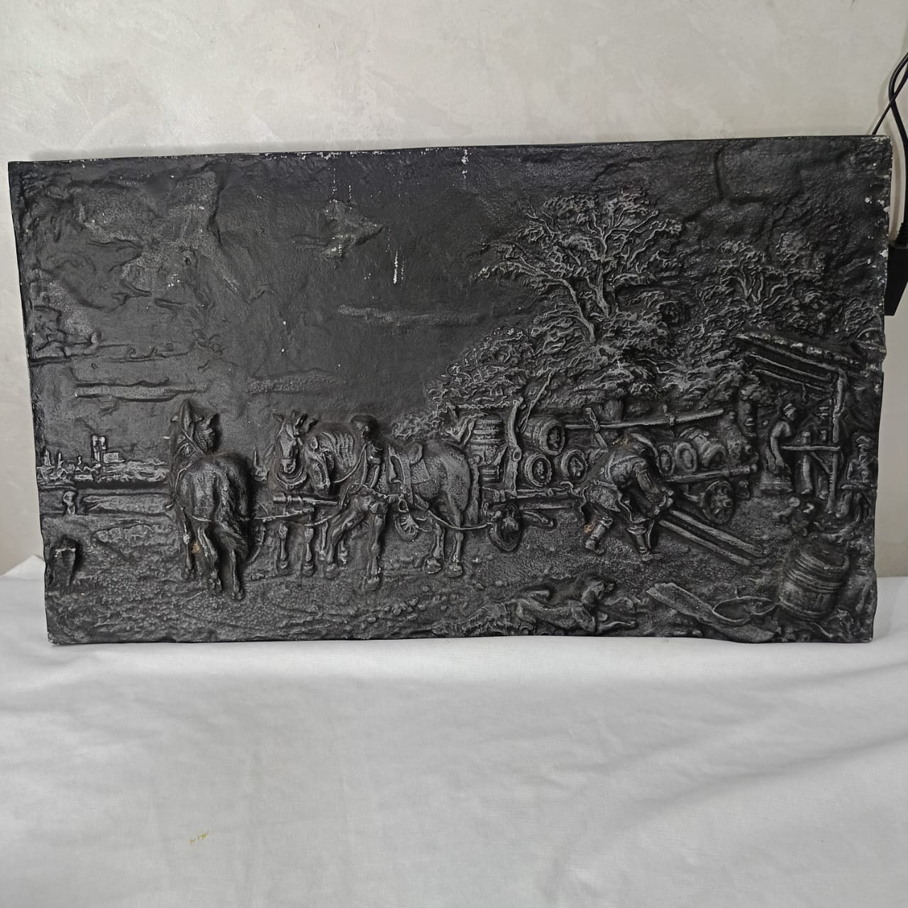 Tableau vintage sculpture par p.j mene Sur bronze