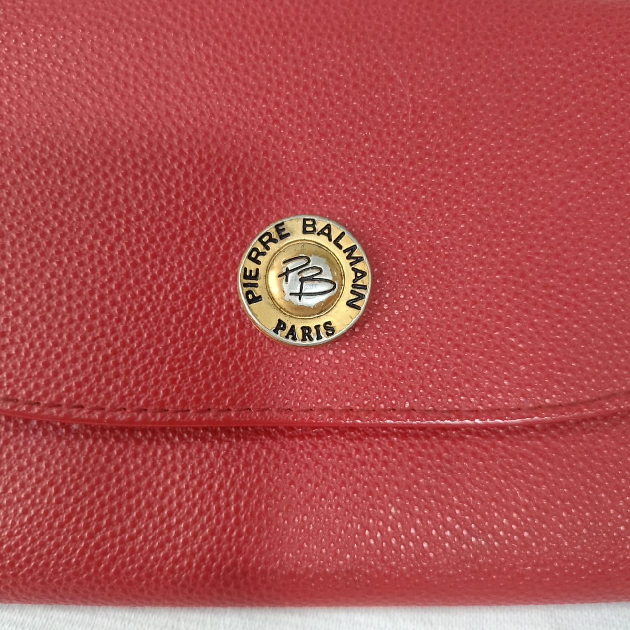 Portefeuille pierre balmain paris femme original en cuir vintage