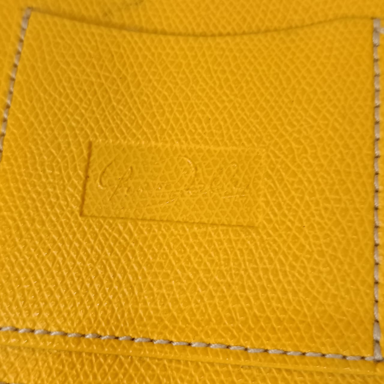 Portefeuille en cuir vintage original