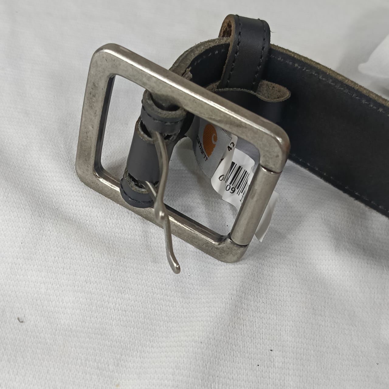Ceinture carhartt en cuir homme vintage original