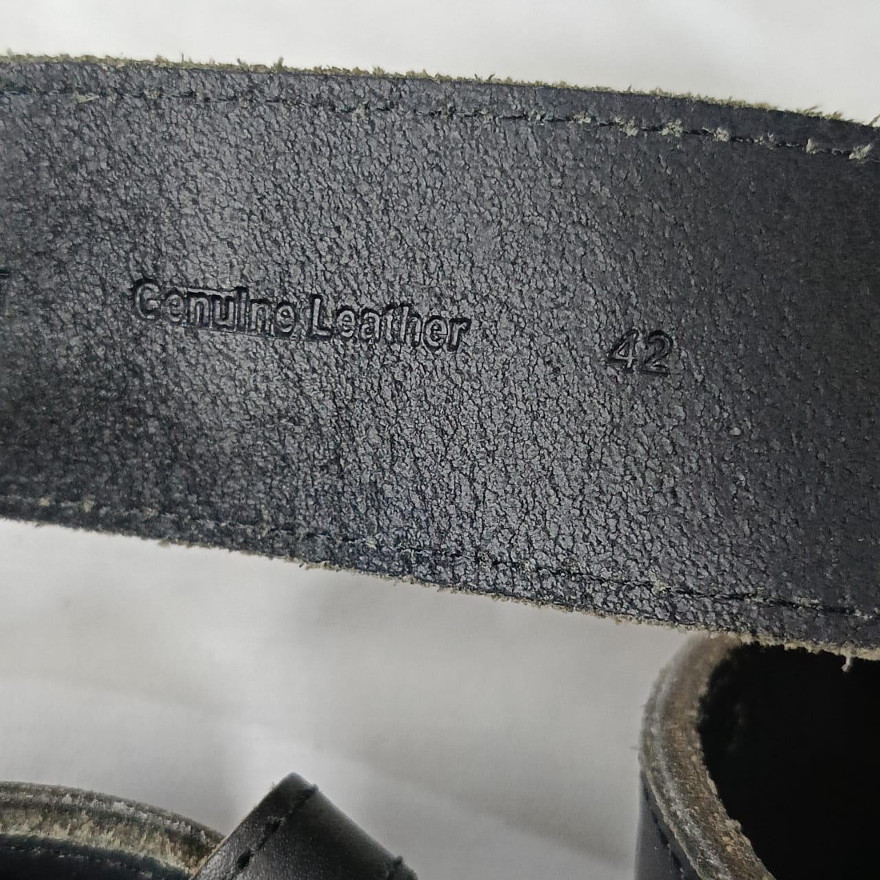 Ceinture carhartt en cuir homme vintage original