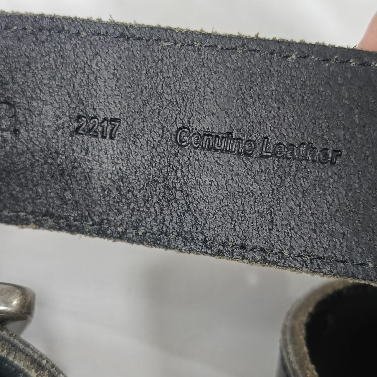 Ceinture carhartt en cuir homme vintage original