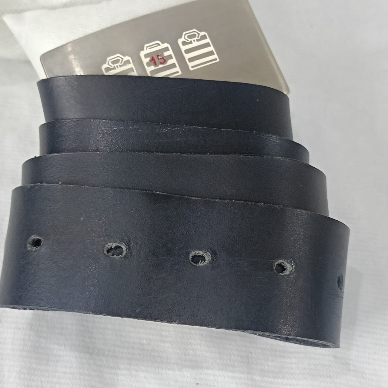 Ceinture en cuir vintage original homme