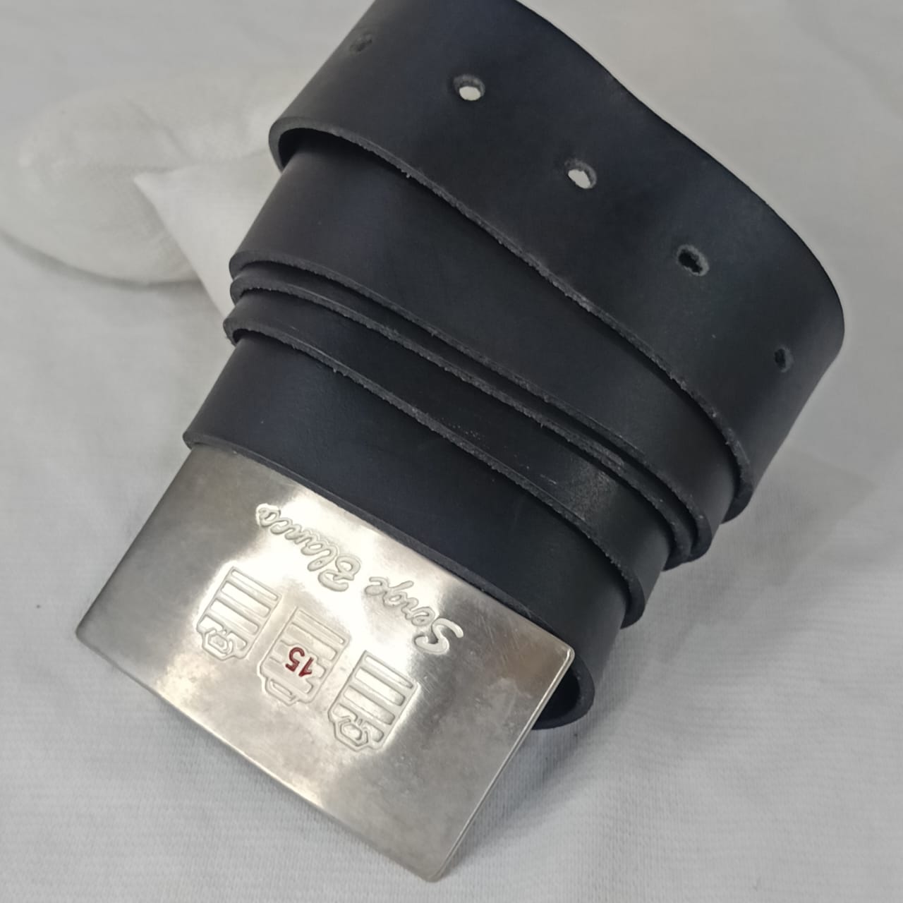 Ceinture en cuir vintage original homme