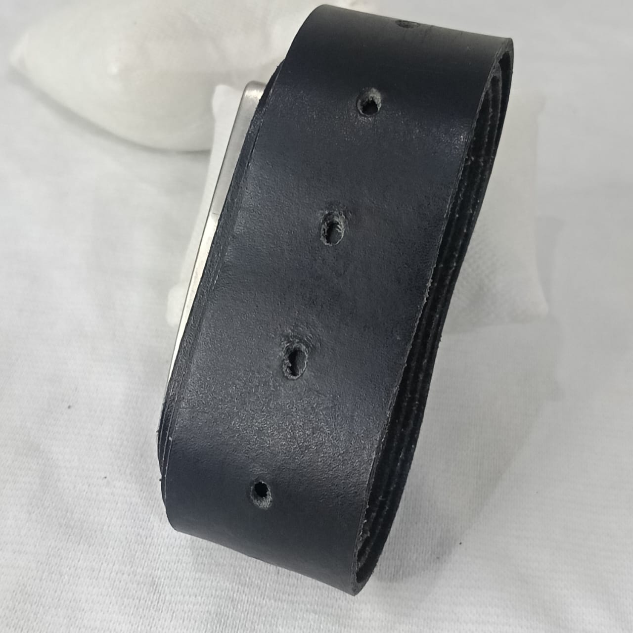 Ceinture en cuir vintage original homme