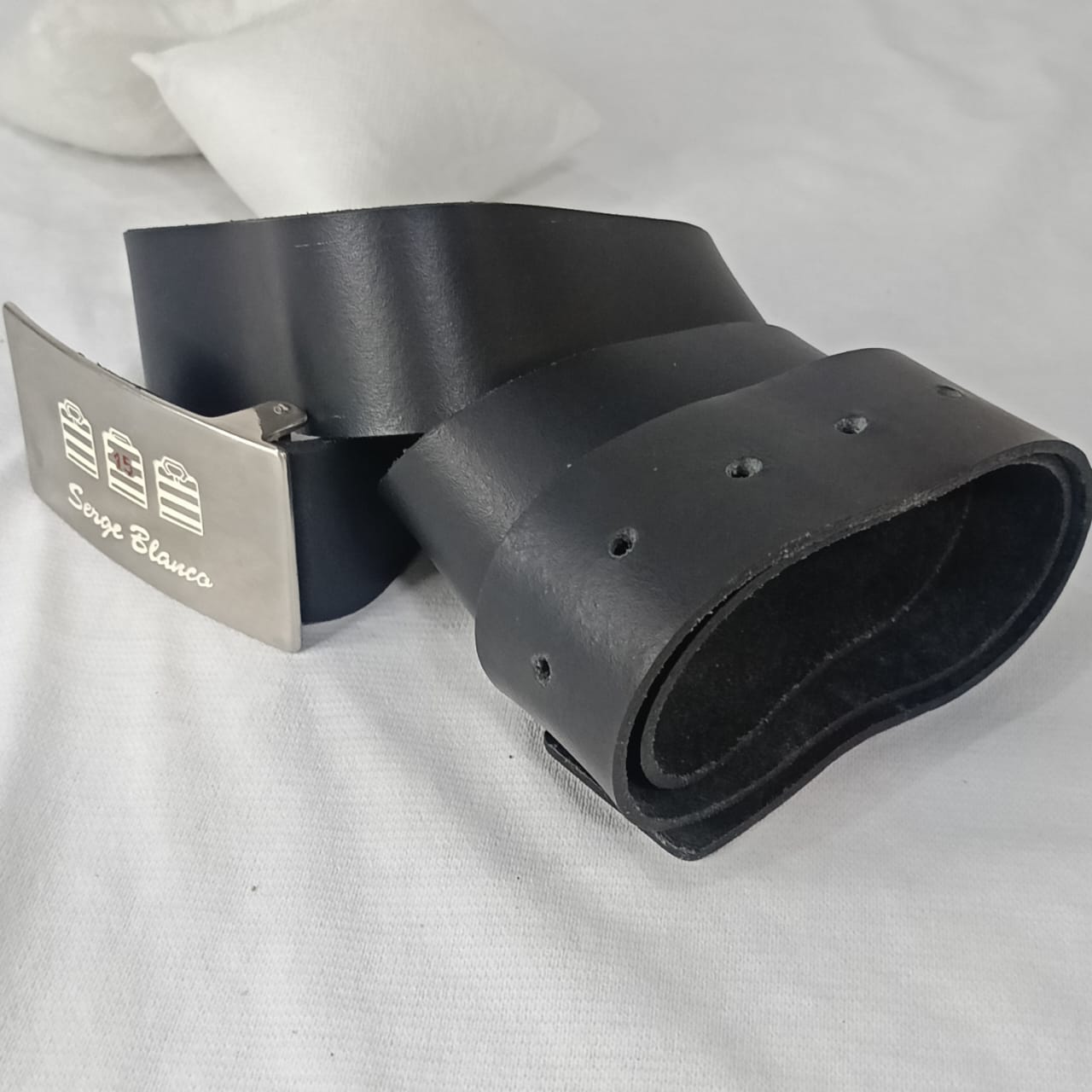 Ceinture en cuir vintage original homme