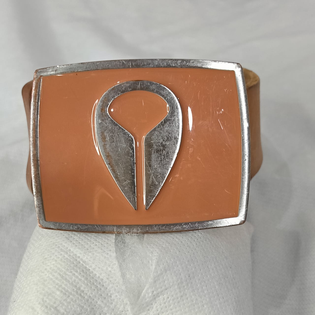 Ceinture noxin en cuir vintage original