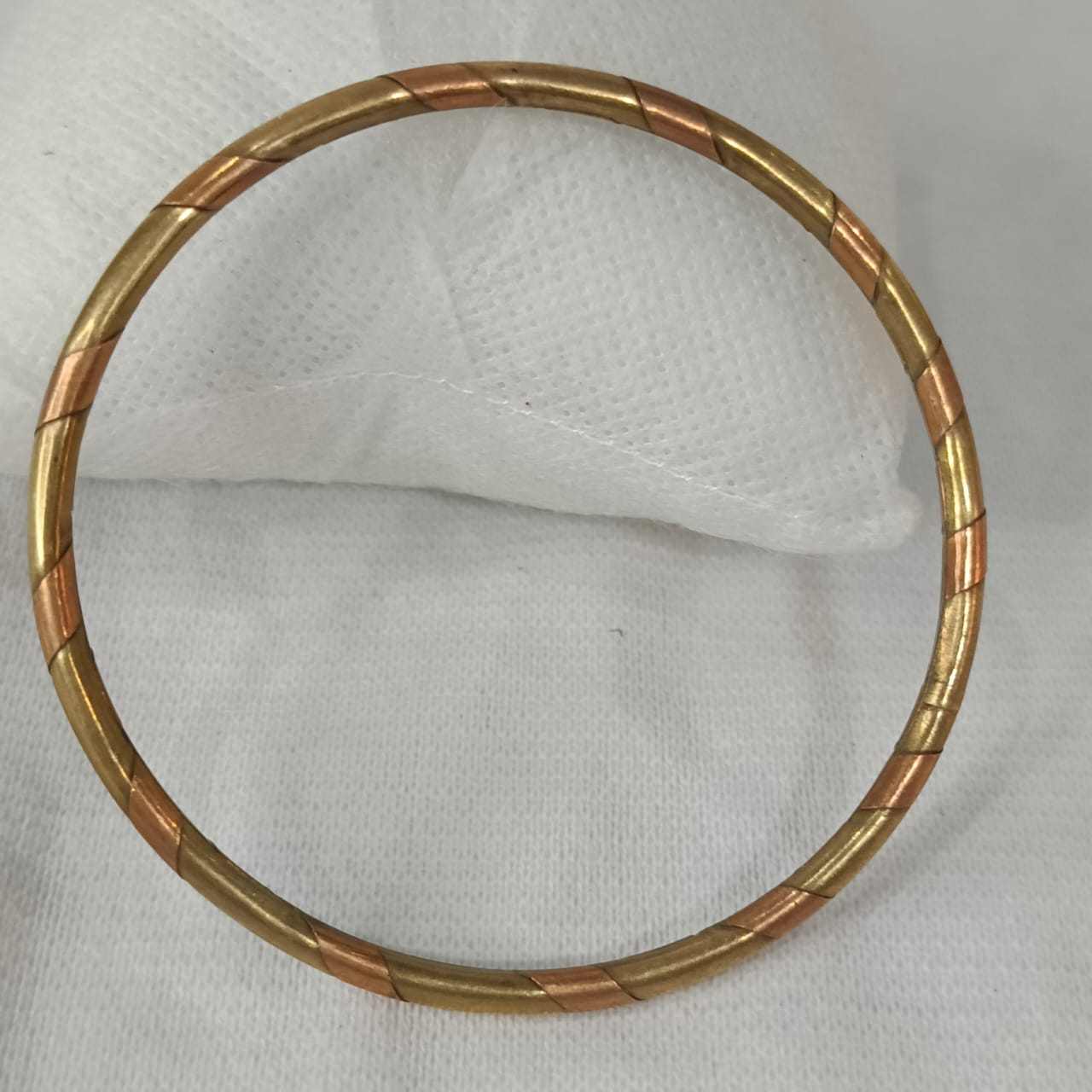 سوار نحاس اصفر وأحمر - قطر 7cm